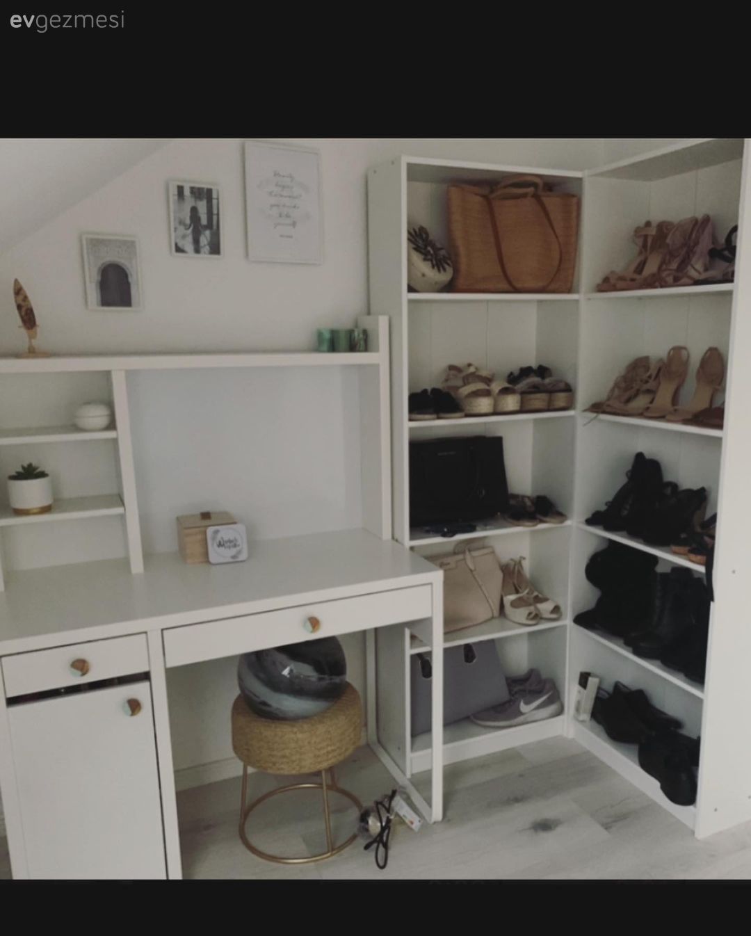 Giyinme odası, Beyaz