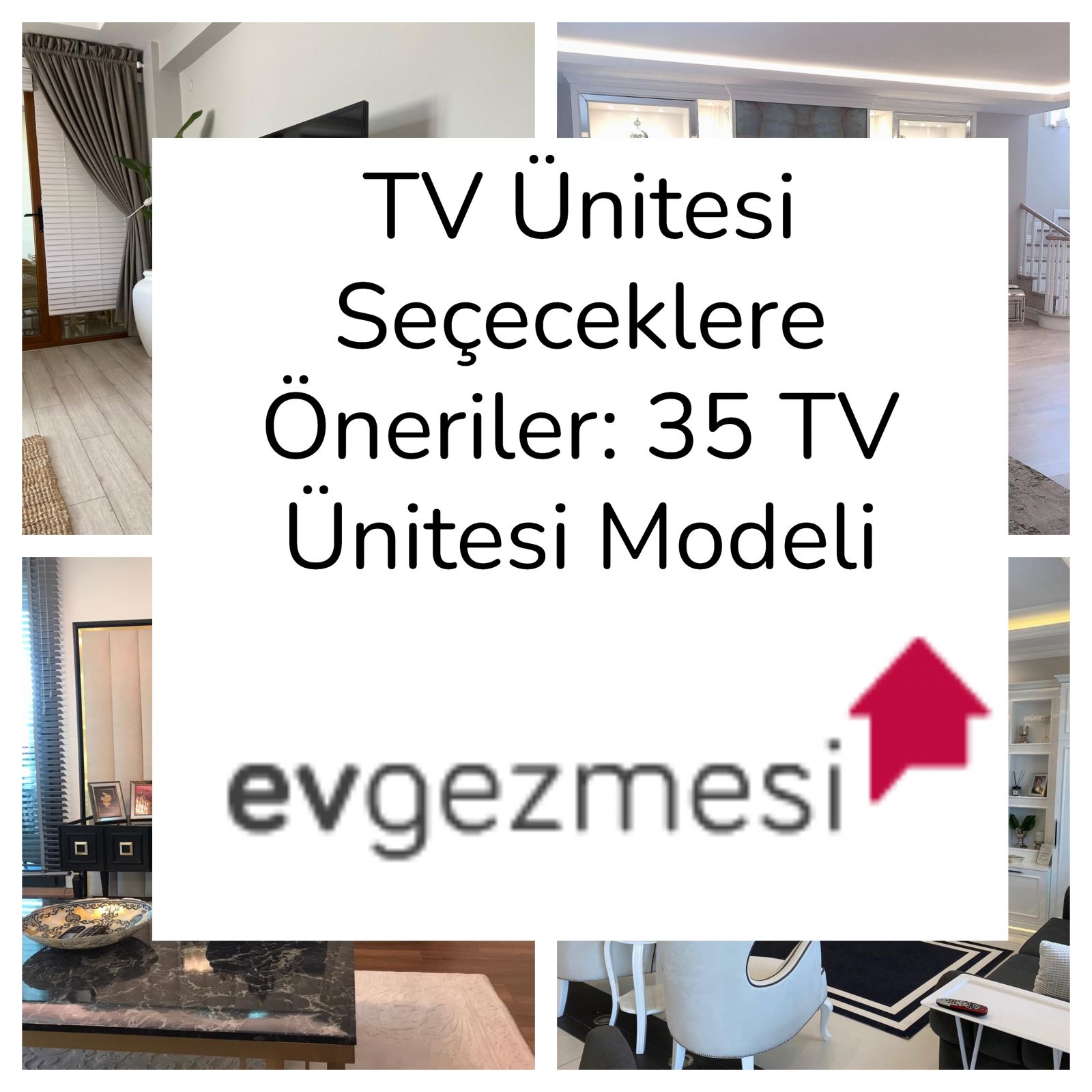 TV Ünitesi Seçeceklere Öneriler: 35 TV Ünitesi Modeli