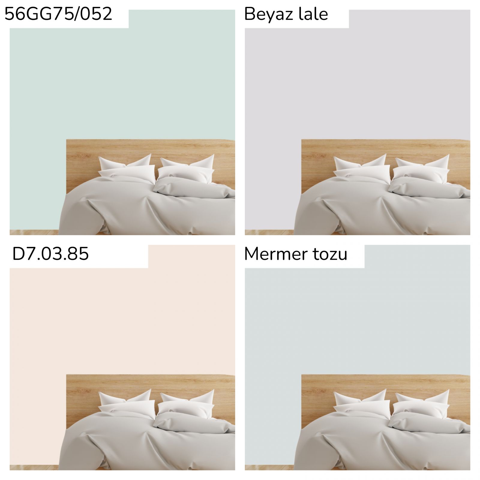 Boya Markalarının 2025 Kartelalarından Yatak Odasına Yakışacak Renkler