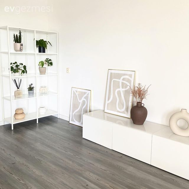 Beyaz, Tv ünitesi, Tv ünitesi aksesuarları, Ev Aksesuar, Dekoratif Objeler, Çerçeve, Vazo