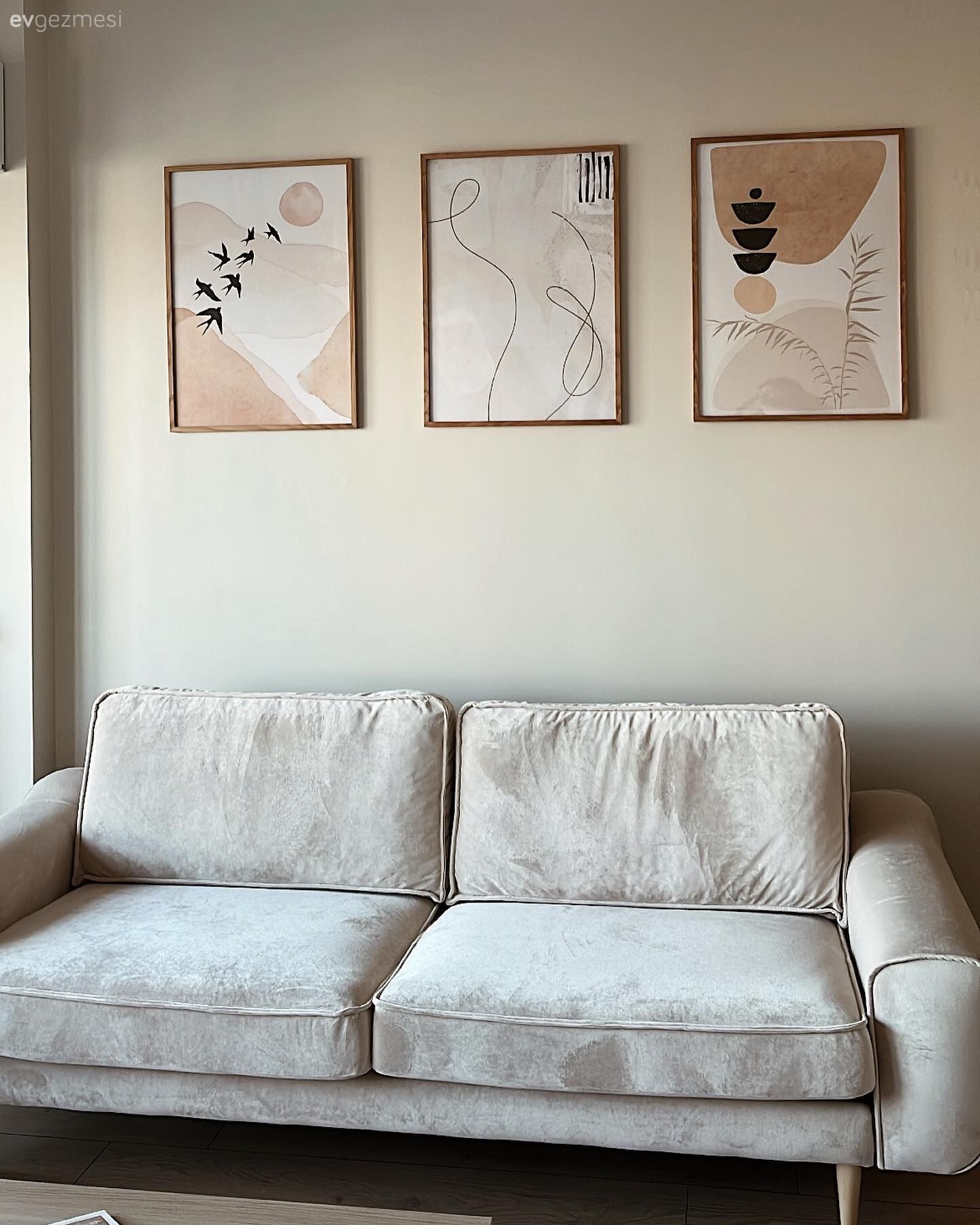Tablo, Duvar dekorasyonu, Krem, Beyaz, Bej, Koltuk takımı