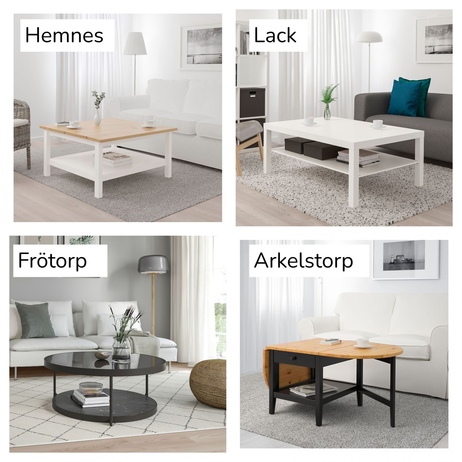 Farklı Markalardan Çok Sevilen Orta Sehpa Modelleri