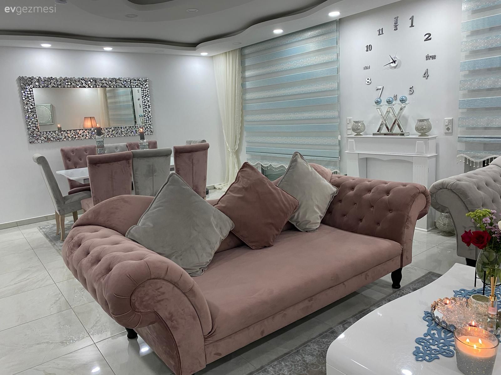 Bu Evde Işıltı ve Sükunet Dengesi Oldukça İyi Ayarlanmış!