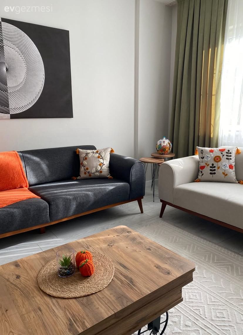 Bu TOKİ Evinde Mutfakla Birleşen Balkon Alanı Genişletmiş