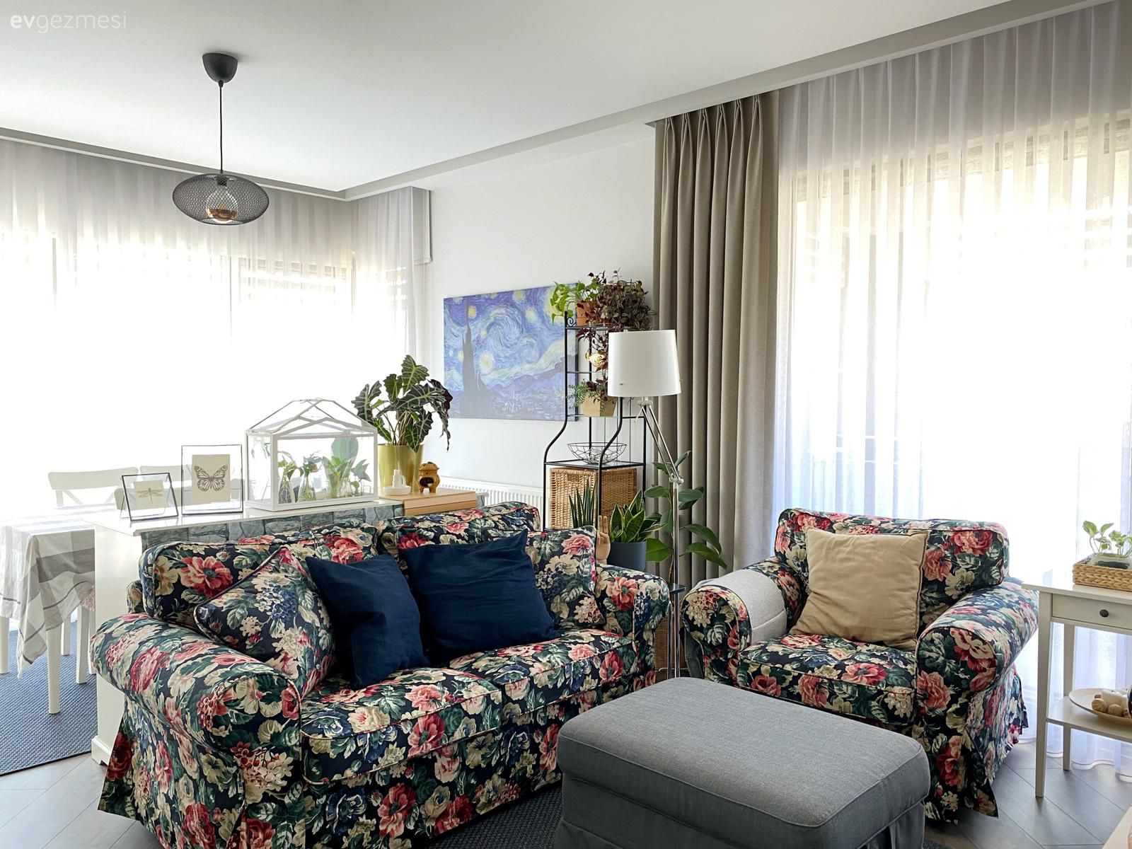 Bu Evde Renkler ve Desenler Dekora Anlam Katmak İçin Toplanmış