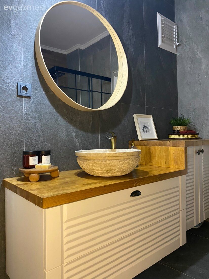 Banyo, Beyaz, Banyo lavabosu, Banyo aynası, Banyo seramikleri, Banyo aksesuarları, Banyo dolabı, Antrasit  