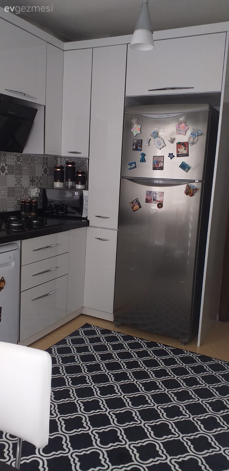 Mutfak, Beyaz mutfak, Geometrik desen, Desenler