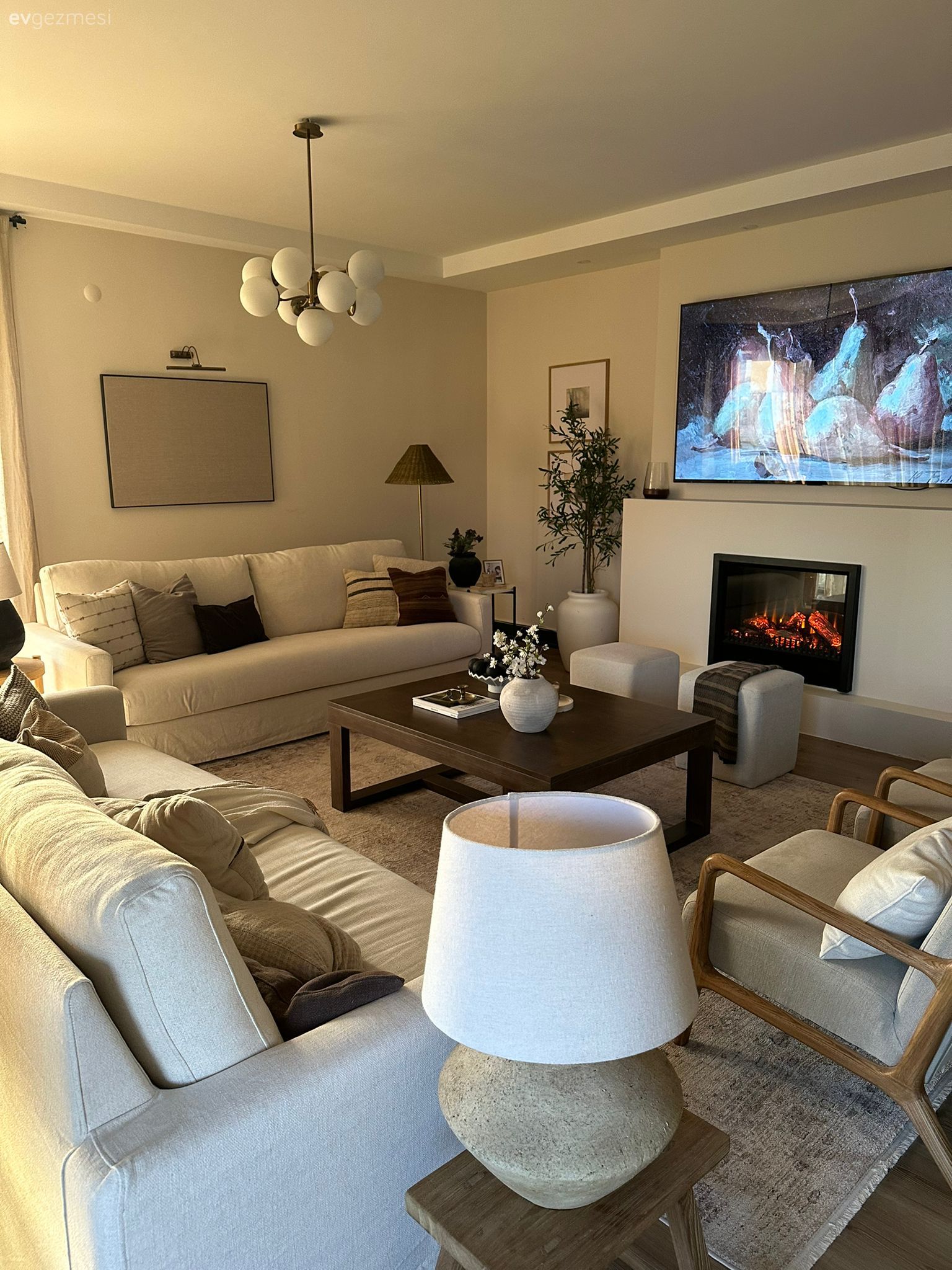 Bu Evde Küçük Çocuğa Rağmen Beyaz Renk Baş Rolde Olmuş