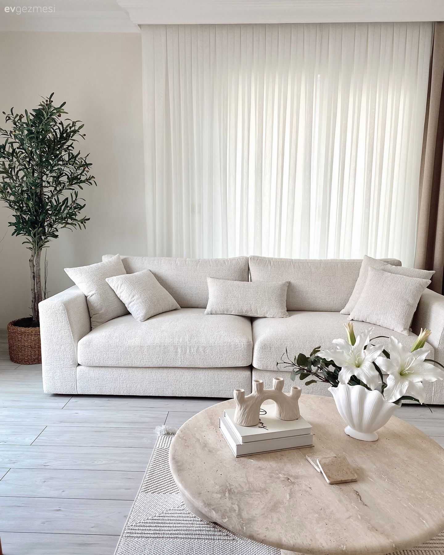 Beyazla Kuşanmış Bu Evde İskandinav Etkisi Fazla