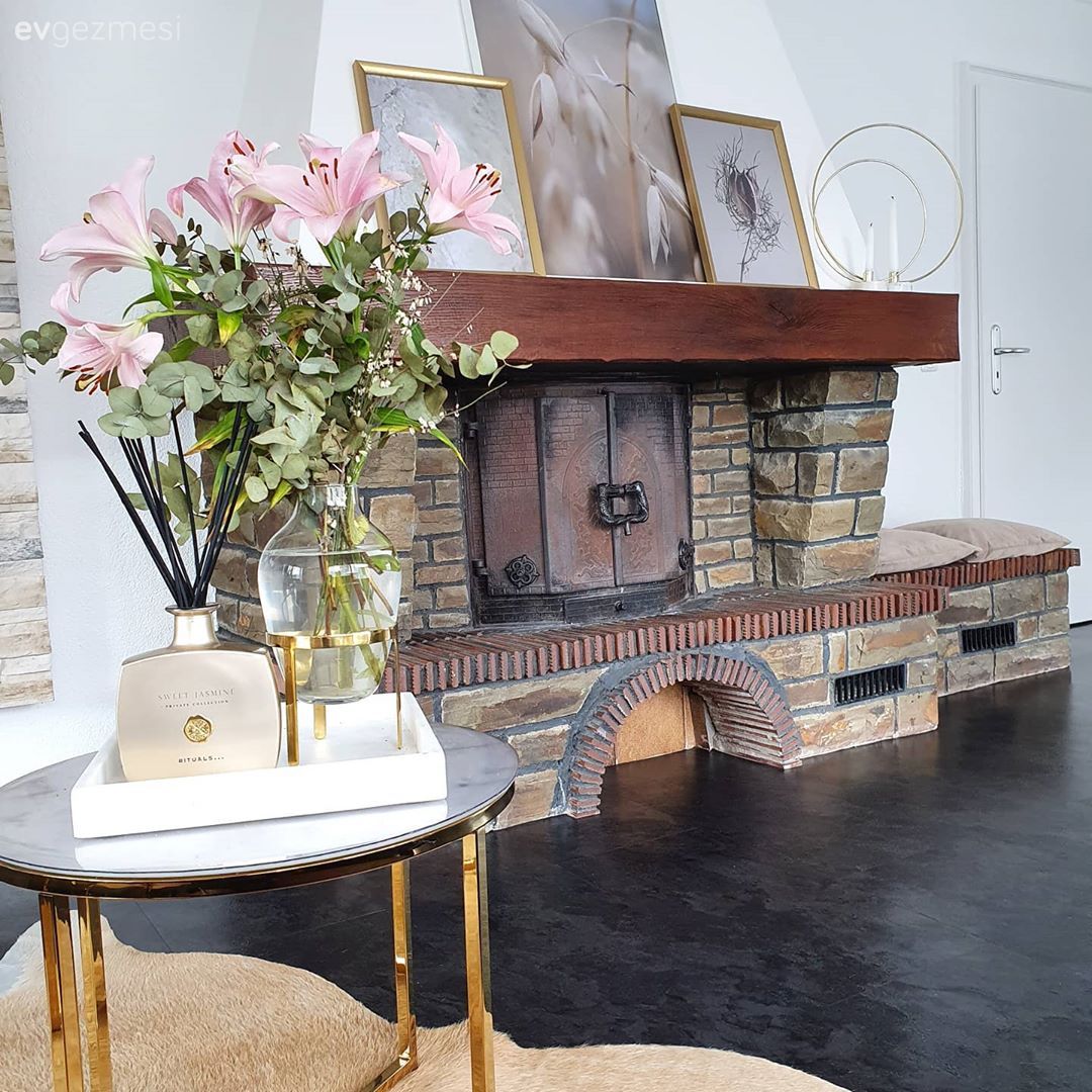 Ev Gezmesi: Rustik Dokunuşları Lüks Çizgilerle Yorumlamış Bir Dekor