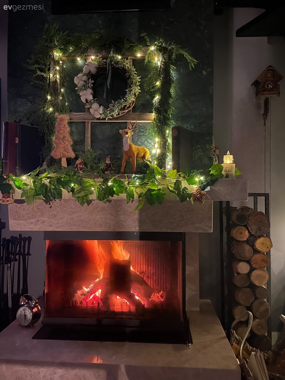 Şömine, Dekoratif Objeler