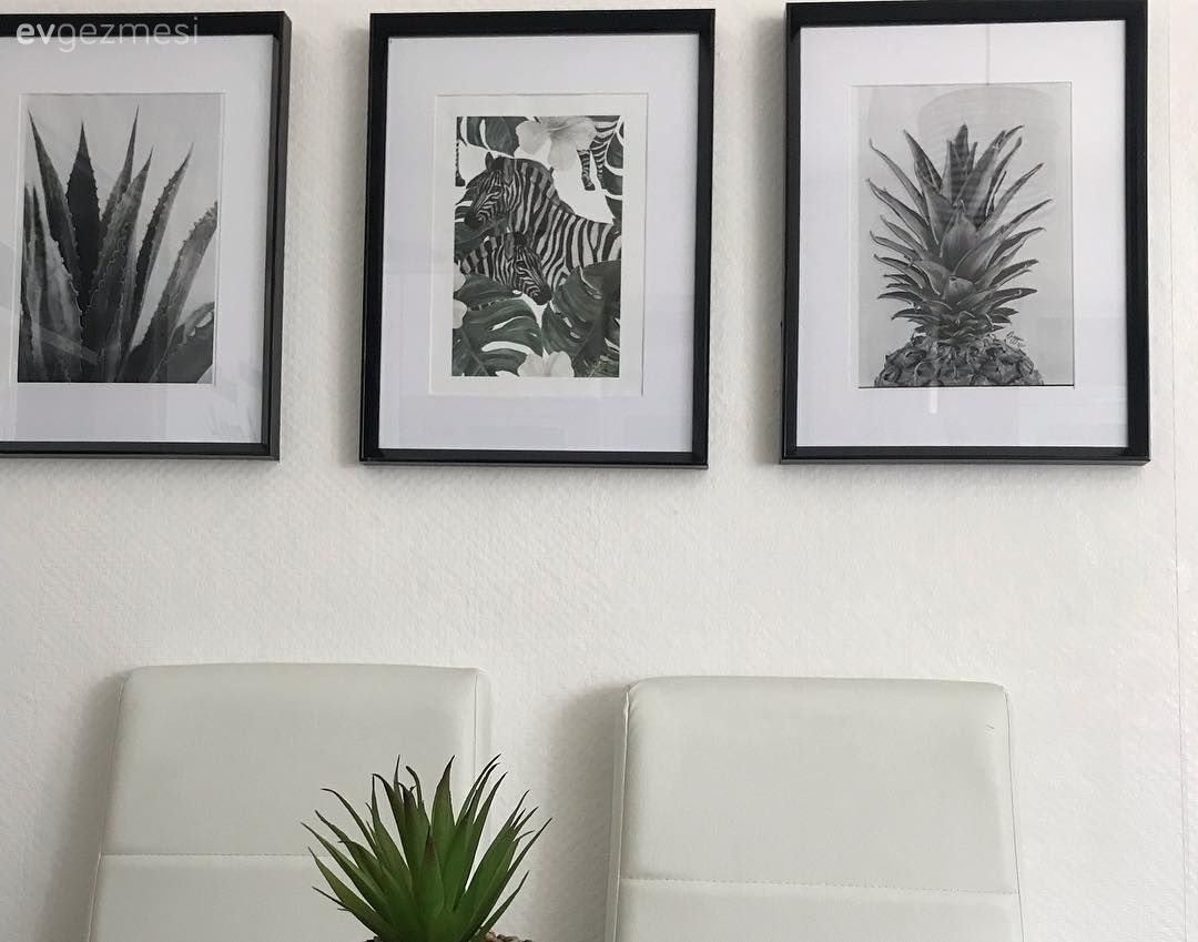 Tablo, Duvar dekorasyonu, Sandalye