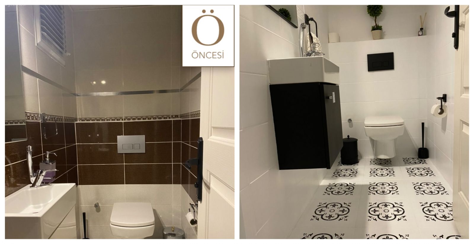 Öncesi&Sonrası: Bu Banyo Düşük Maliyetle Güzelleşmenin İspatı!