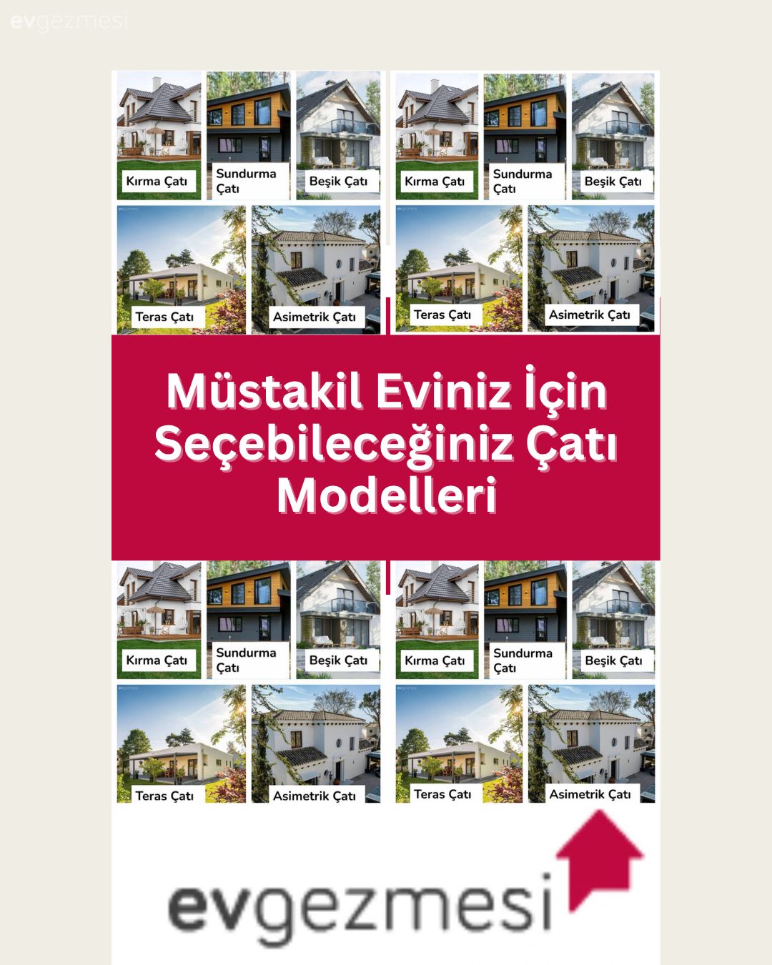 Müstakil Eviniz İçin Seçebileceğiniz Çatı Modelleri