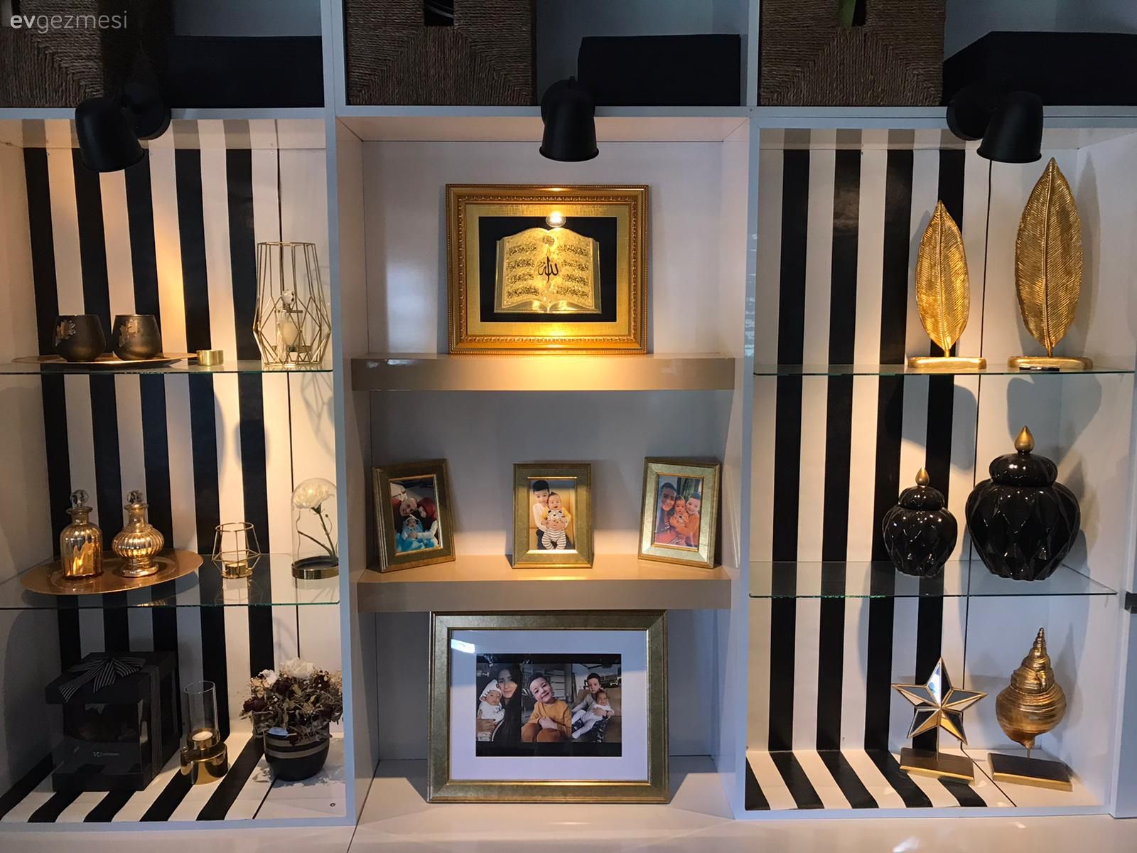 Ev Aksesuar, Beyaz, Siyah, Dekoratif Objeler, Çerçeve, Vitrin