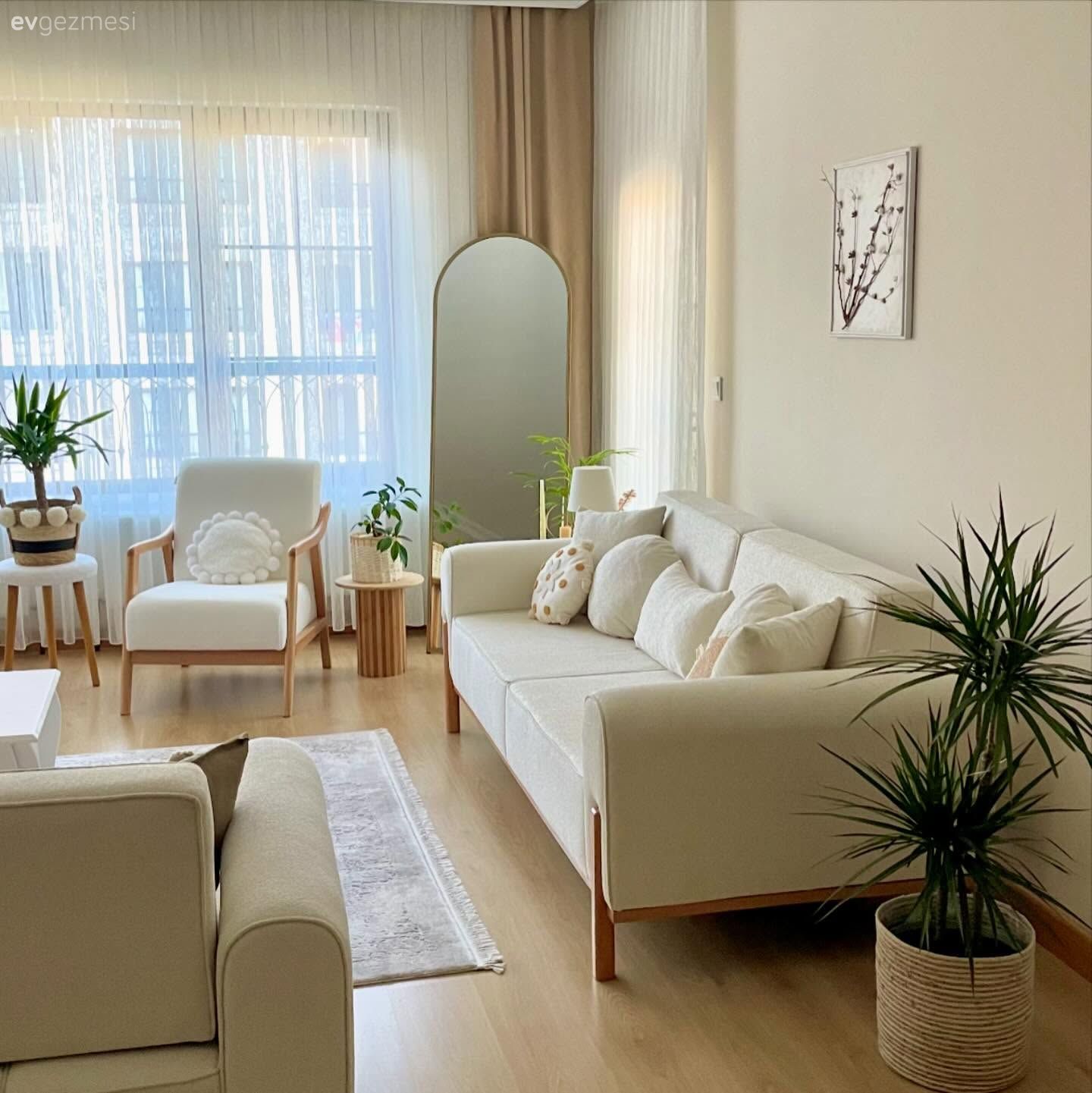 Modern ve Sıcak Bir Salon İçin 10 Kolay Uygulama