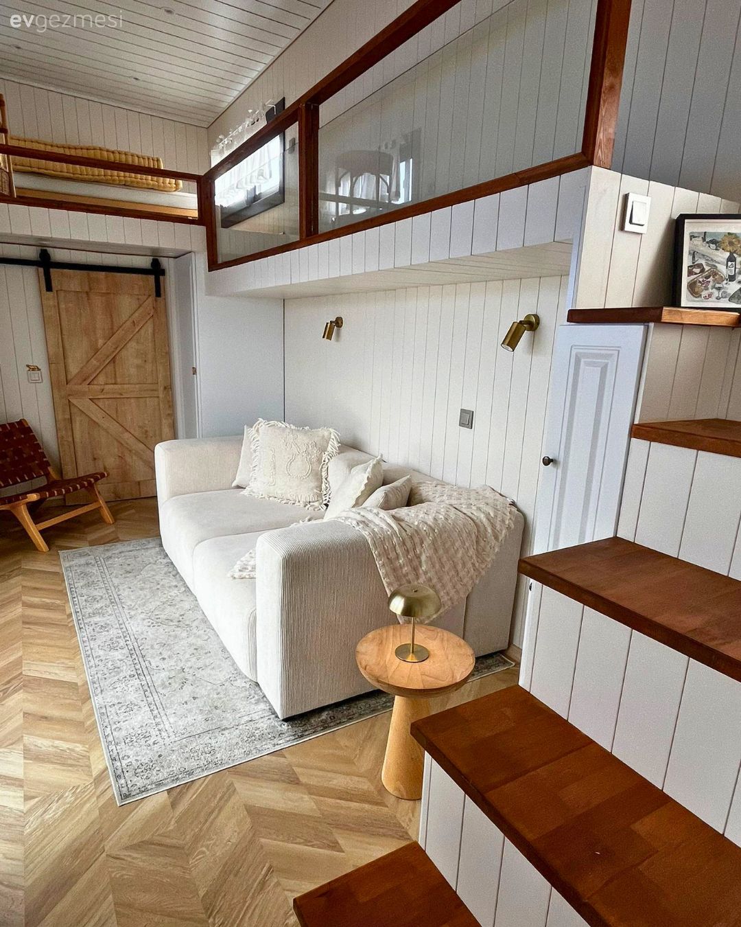 Tiny house, Ahşap Mobilya, Country, Merdiven