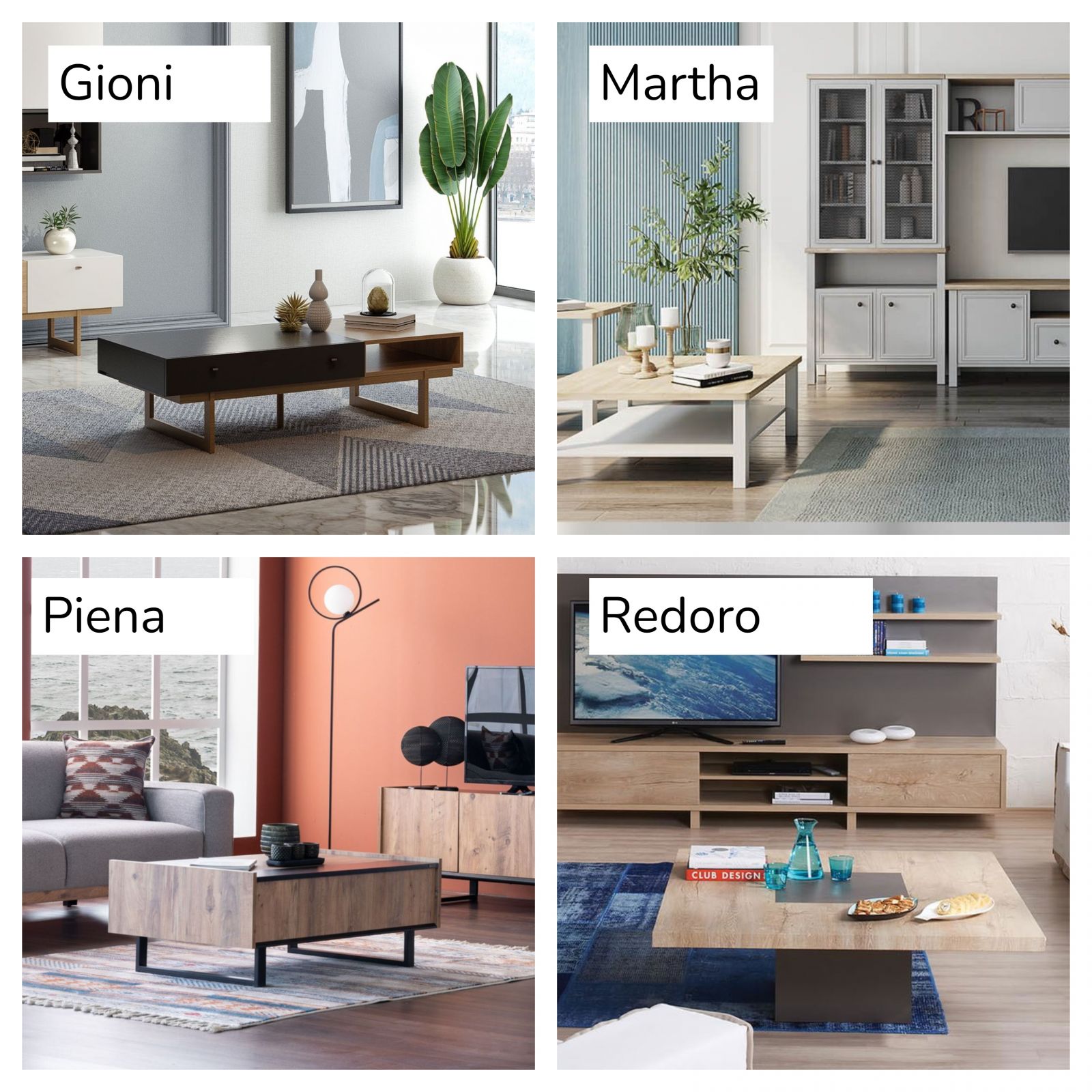 Farklı Markalardan Çok Sevilen Orta Sehpa Modelleri