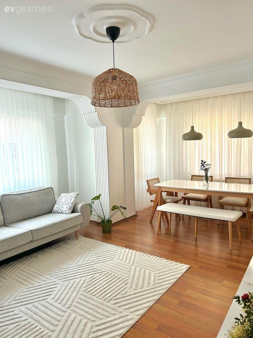 Bu İstanbul Evinde Minimalist Felsefe Kendini Çok Belli Etmiş!