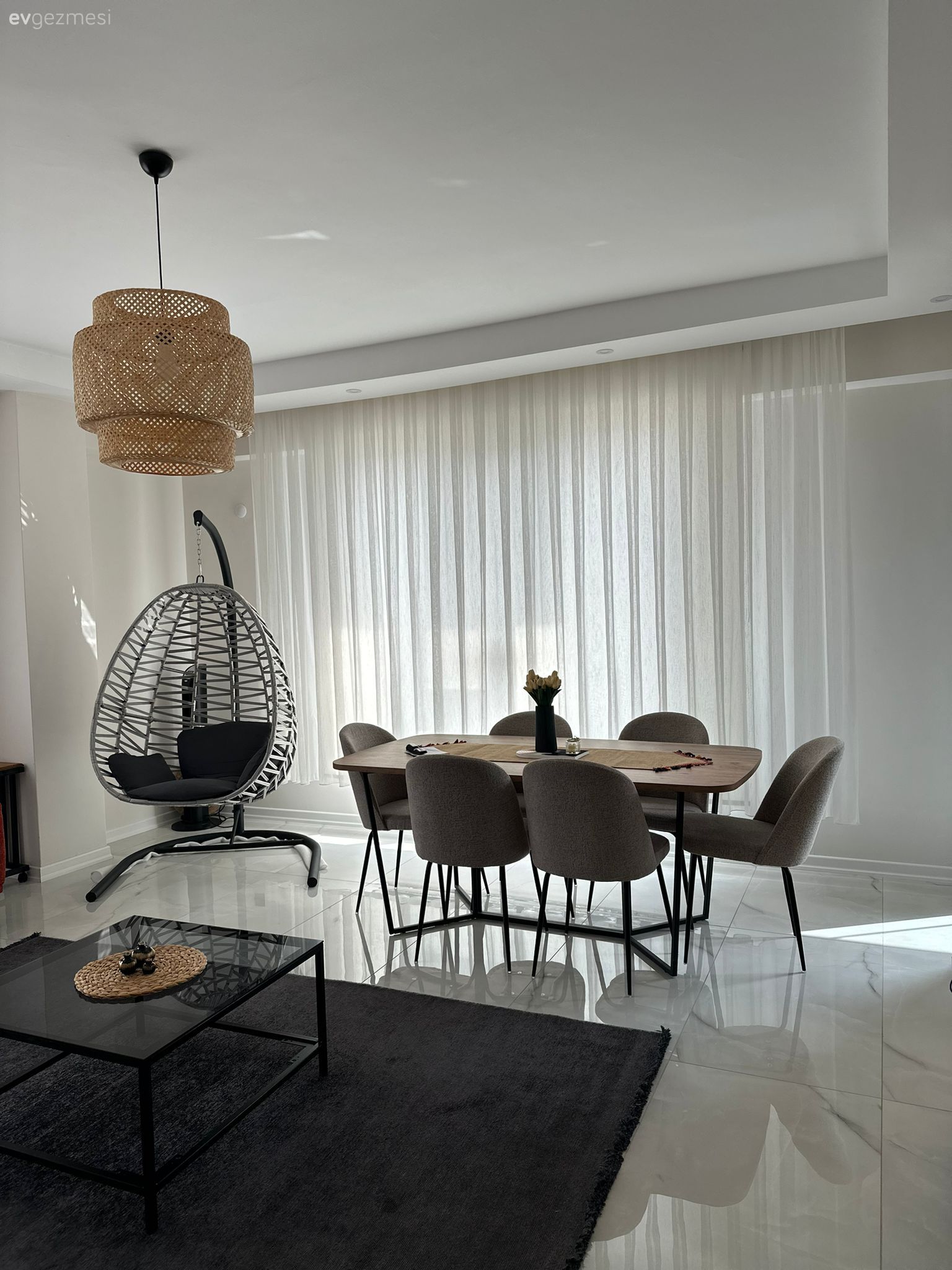 Bu Düzce Evinde Modern Tarza Bohem Detaylarla Yorum Katılmış!