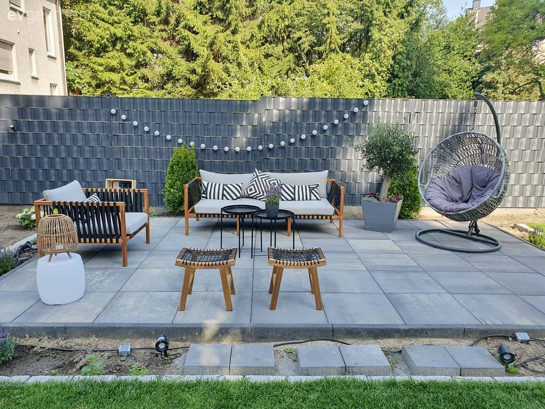 Bahçe, Bahçe oturma grubu, Bahçe masası, Sandalye, Salıncak, Peyzaj