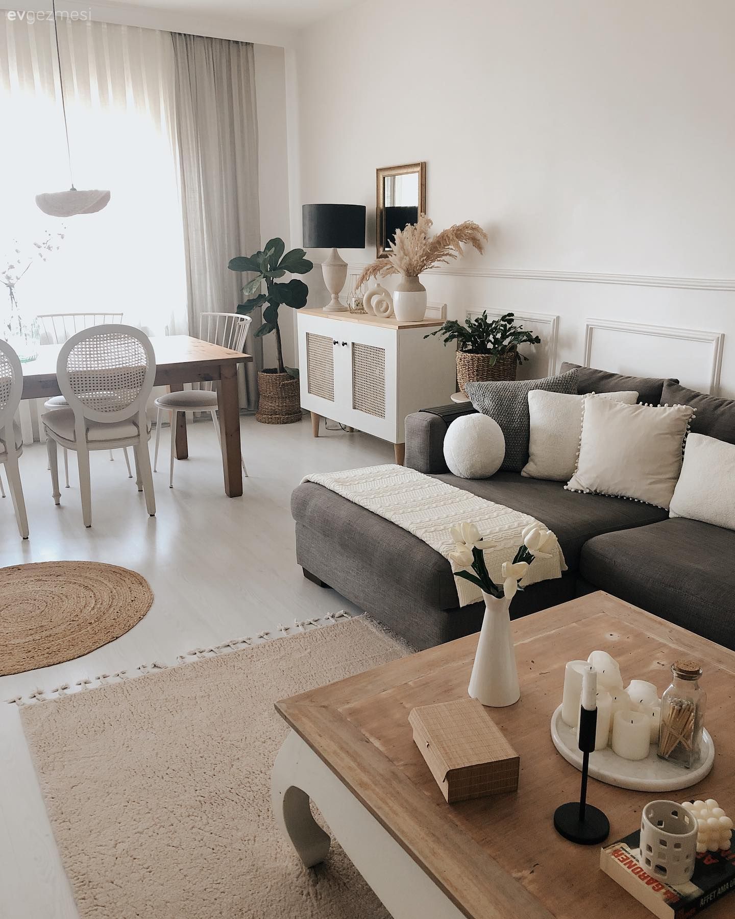 Country ve İskandinav Stili Kucaklayan Ahşap Sever Bir Ev!