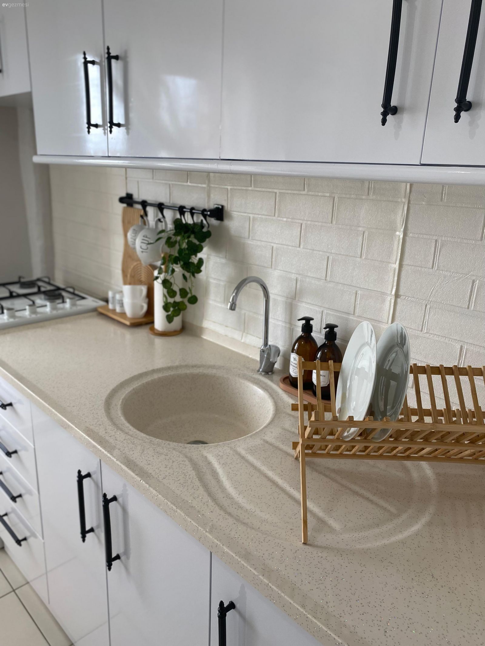 Mutfak, Beyaz, Mutfak aksesuarları, Mutfak tülü, Mutfak perdesi