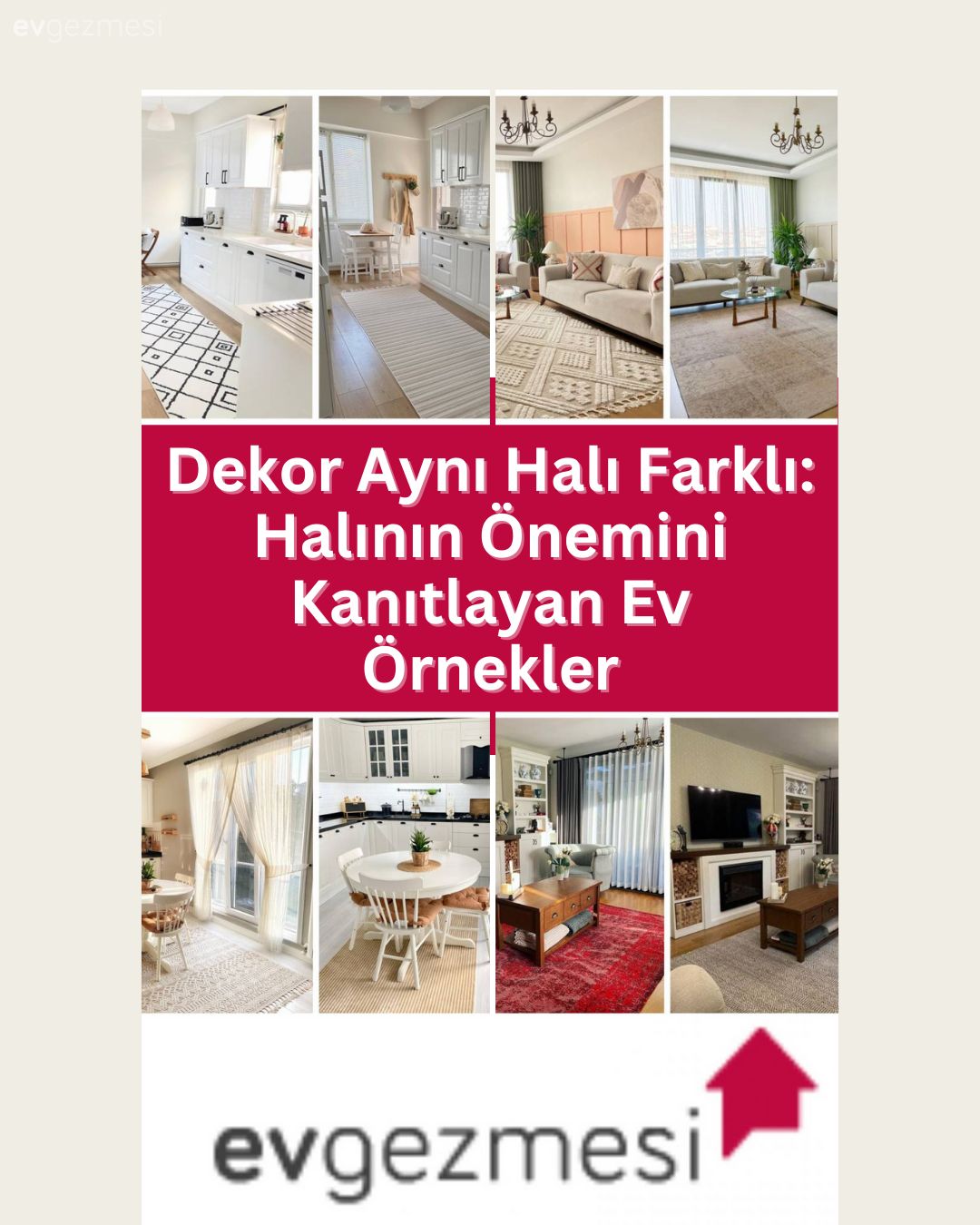 Dekor Aynı Halı Farklı: Halının Önemini Kanıtlayan Ev Örnekler