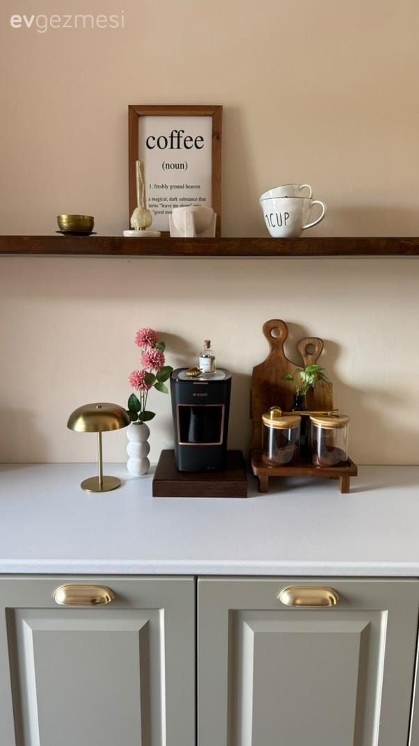 Lojmana Yapılan Kahve Köşesi Her İhtiyaca Deva Olmuş!