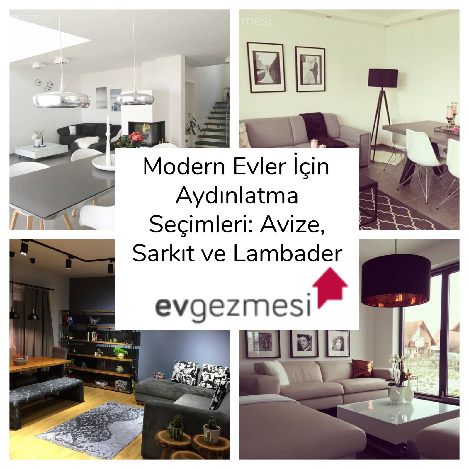 Modern Evler İçin Aydınlatma Seçimleri: Avize, Sarkıt ve Lambader
