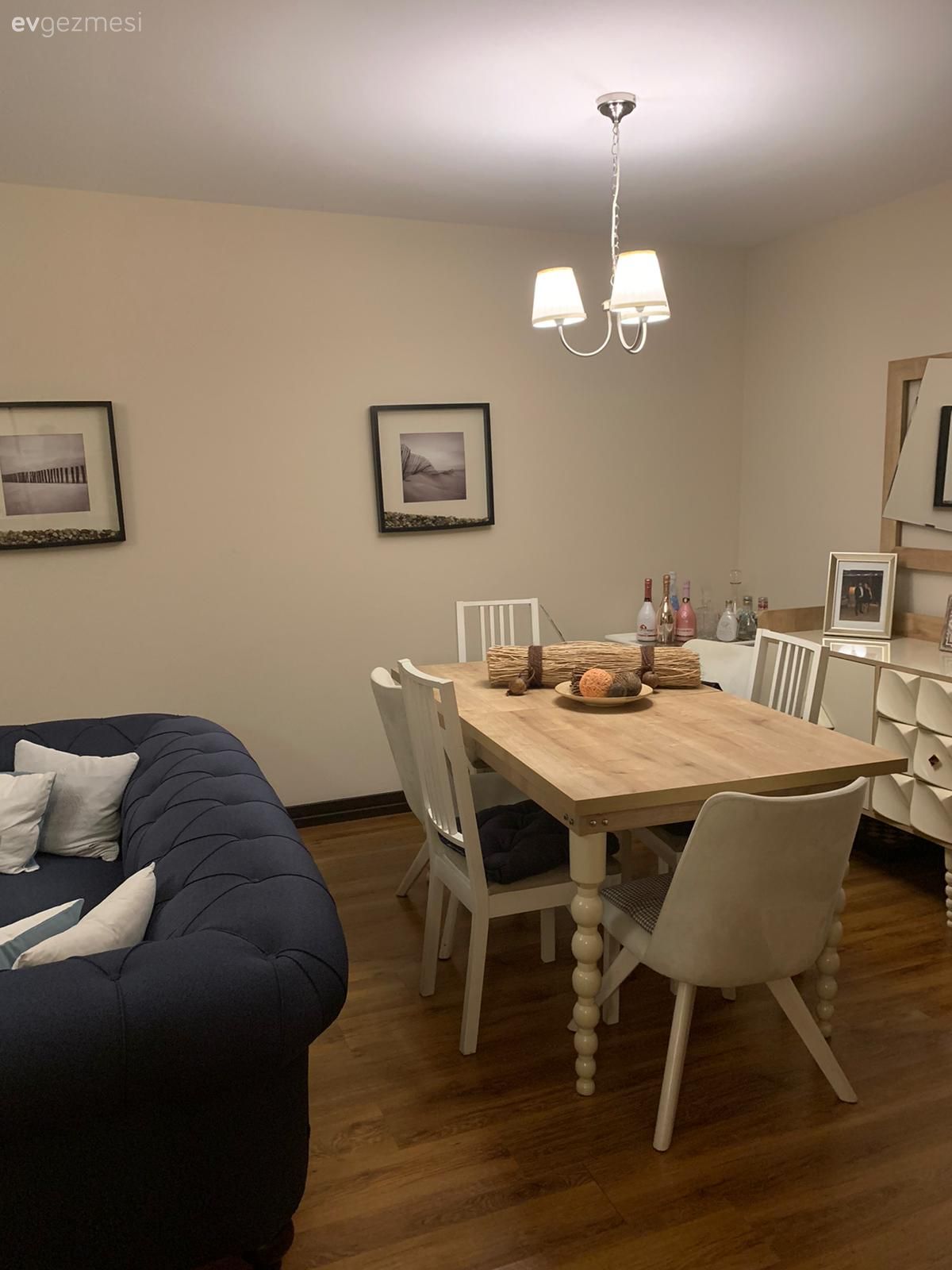 Salon, Koltuk takımı, Gri, Beyaz, Bej, Yemek masası, Sandalye, Konsol, Konsol üzeri dekoratif objeleri, Ayna, Şamdan, Ev Aksesuar, Avize, Aydınlatma, Kırlent, Ev tekstili