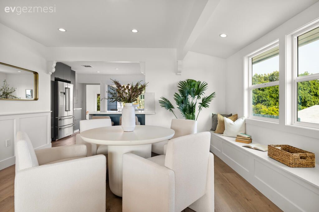 100 M2'lik Bu Mavi Evin İçinde Alkışlanacak Birçok Fikir Var