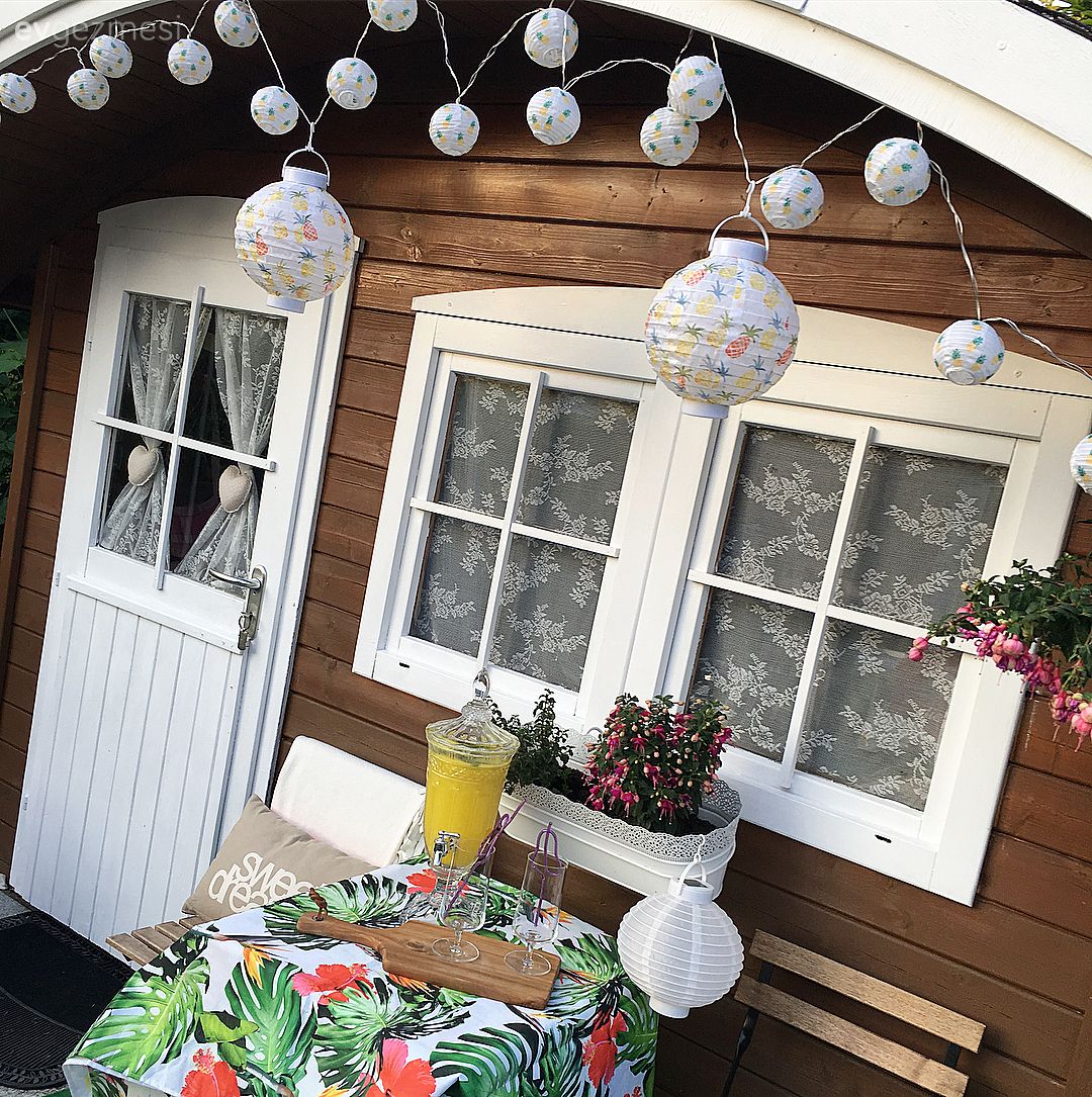 Dubleks evler, Dış cephe, Bahçe