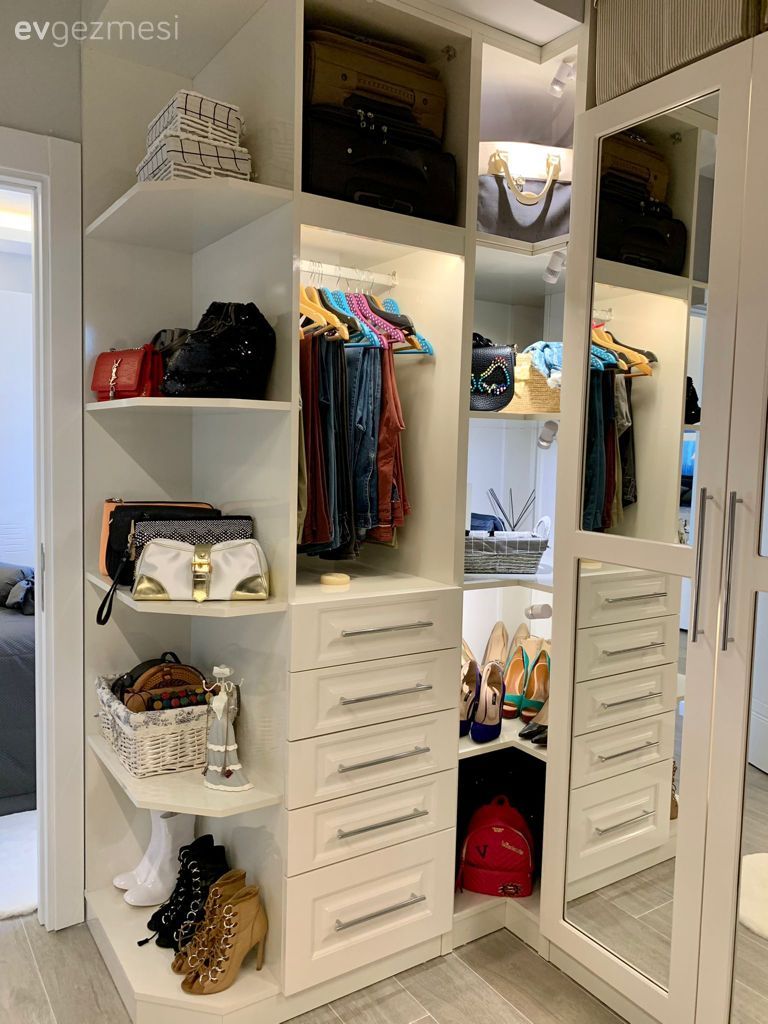 Giyinme odası, Beyaz, Post halı, Halı, Puf