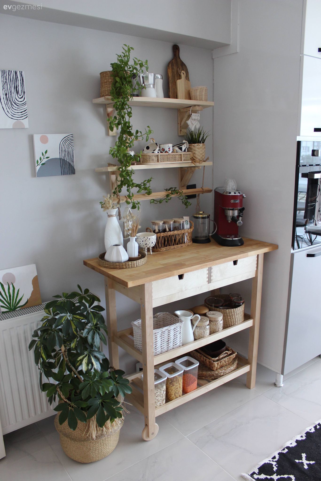 Bu Ankara Evinde Uyum Sıcak Detaylarla Pekiştirilmiş!