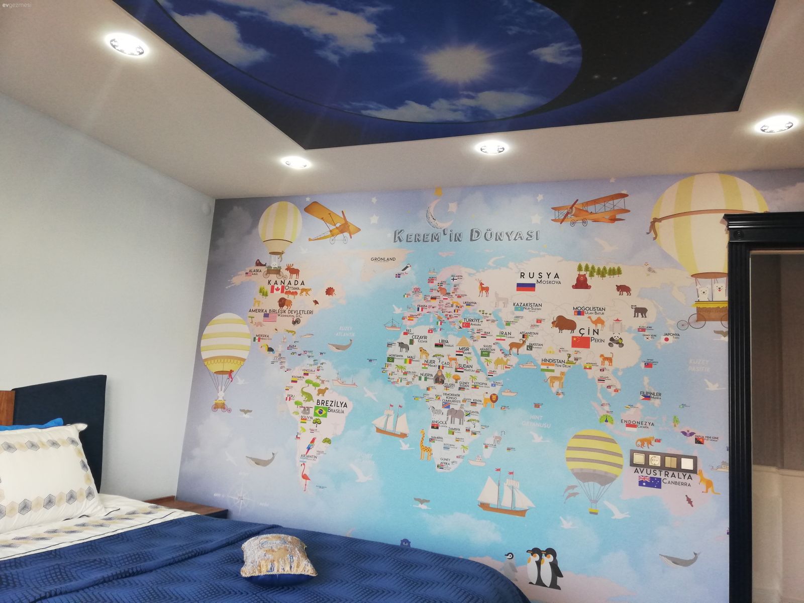 Çocuk Odası, Duvar kağıdı, Duvar dekorasyonu