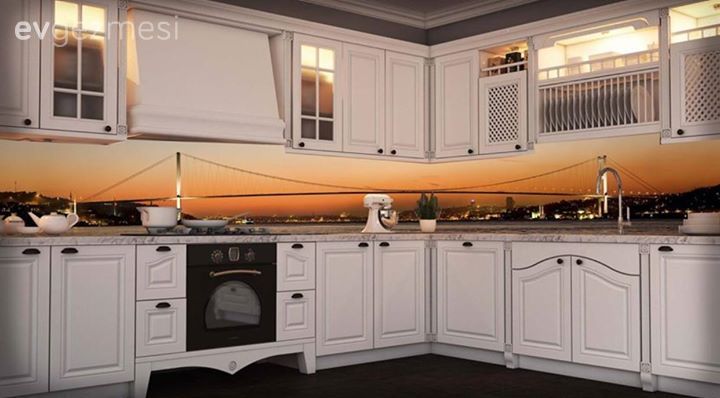 TEZGAH ARASI CAM PANEL ÇALİŞMAMİZ