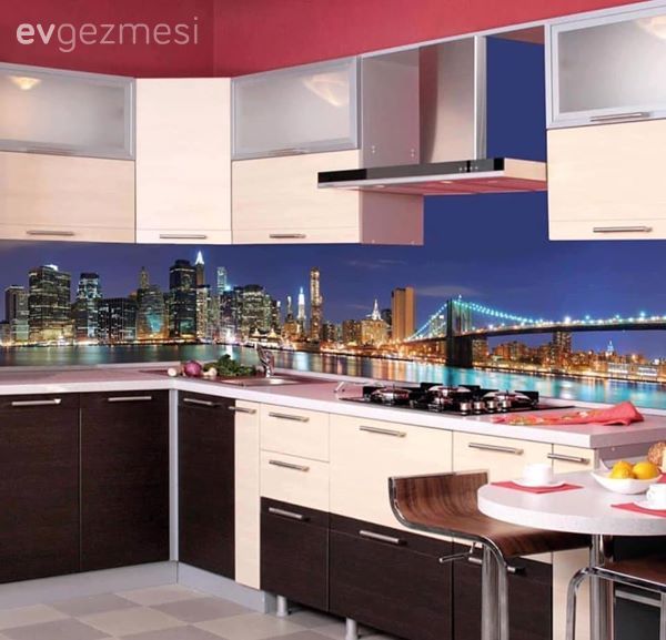 TEZGAH ARASI CAM PANEL ÇALİŞMAMİZ