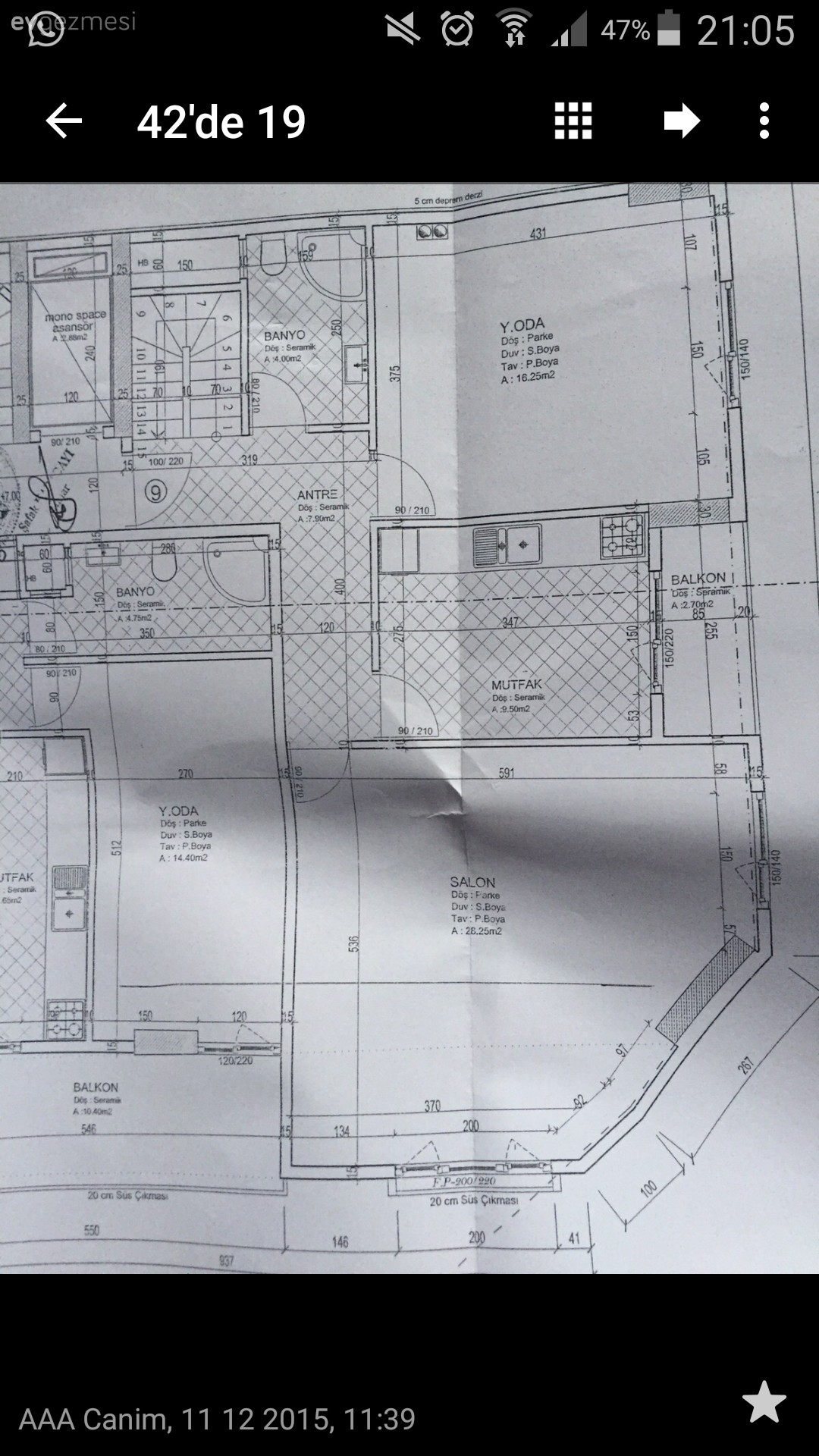 Mutfak salon ve cati katındaki cocuk odalari yerlesim hakkında