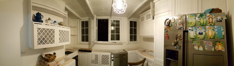 Balkonu mutfak yaptık