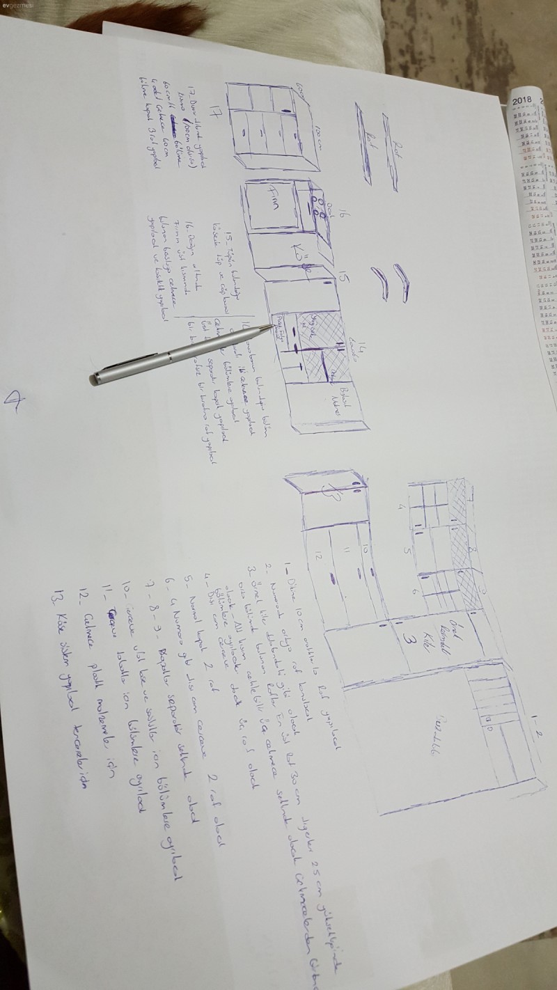 Balkonu mutfak yaptık