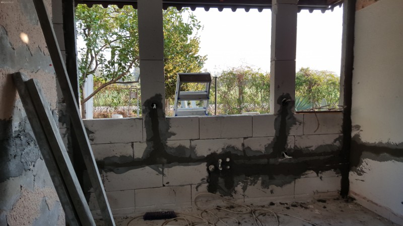 Balkonu mutfak yaptık