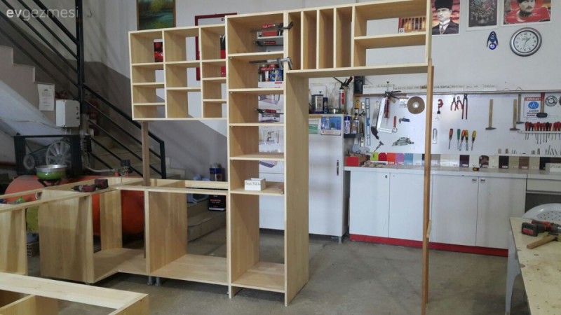 Balkonu mutfak yaptık