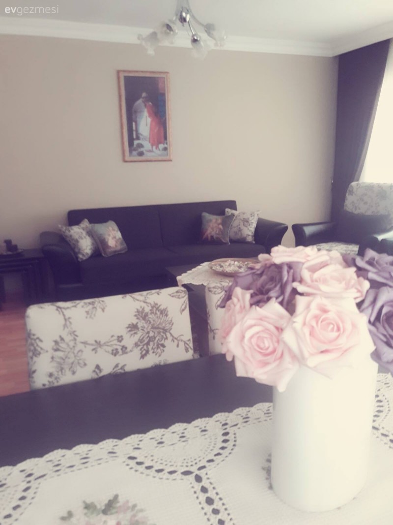 Pınar hanımın samimi ve huzurlu evi..