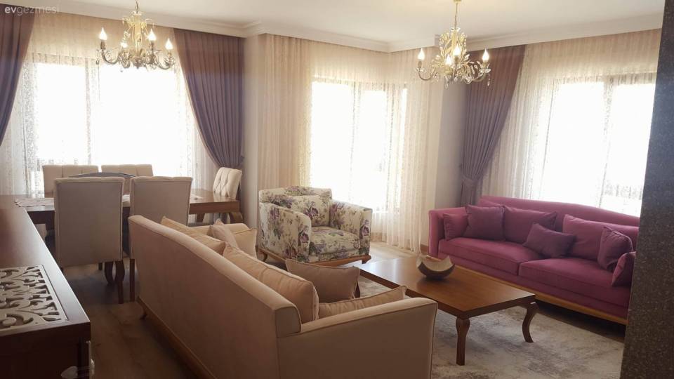 Sade, şık çizgide bir dekor.. Gülden hanımın evi, yeni karelerle..