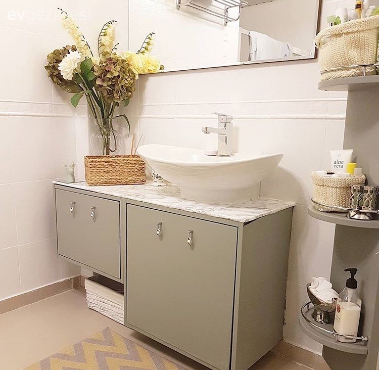 El emeği ile dönüşen bir banyo: Sina hanımın harika yenilemesi..