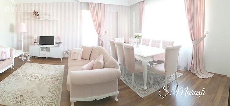 Toz pembe bir dünya: Şebnem hanımın tatlı evi..