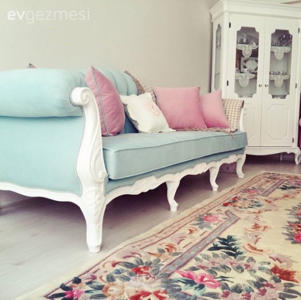 Duygu hanımın emeği ve zevkini kattığı, zarif ve tatlı evi..