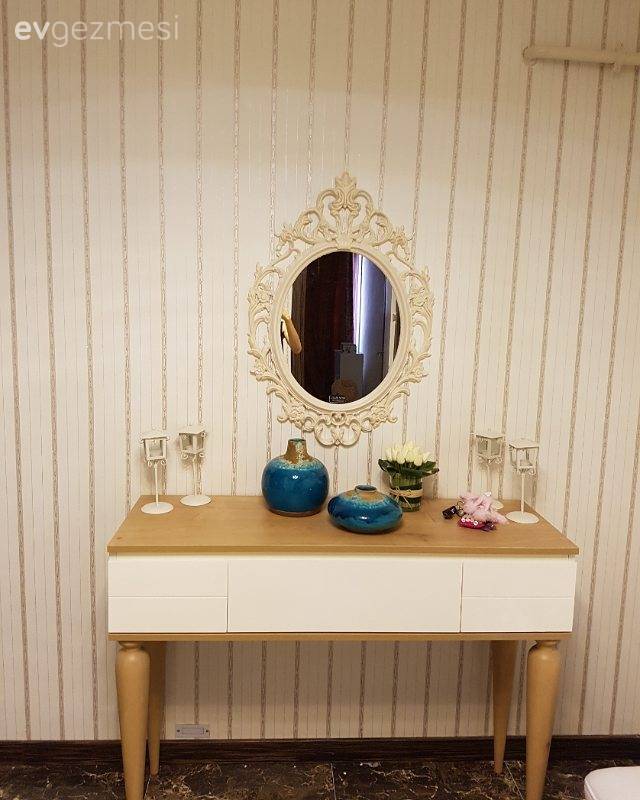 Dikkat çekici halılarla özgün ve şık. Banu hanımın evi.