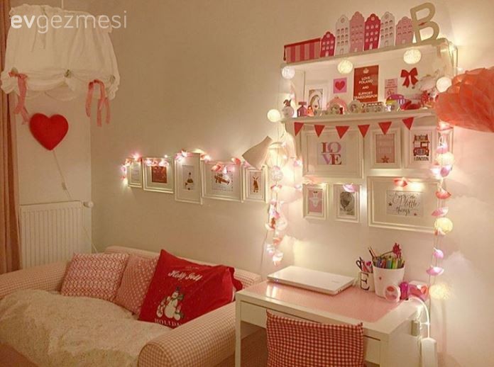 Karolina hanımın, sade ve iç açıcı, tatlı evi..